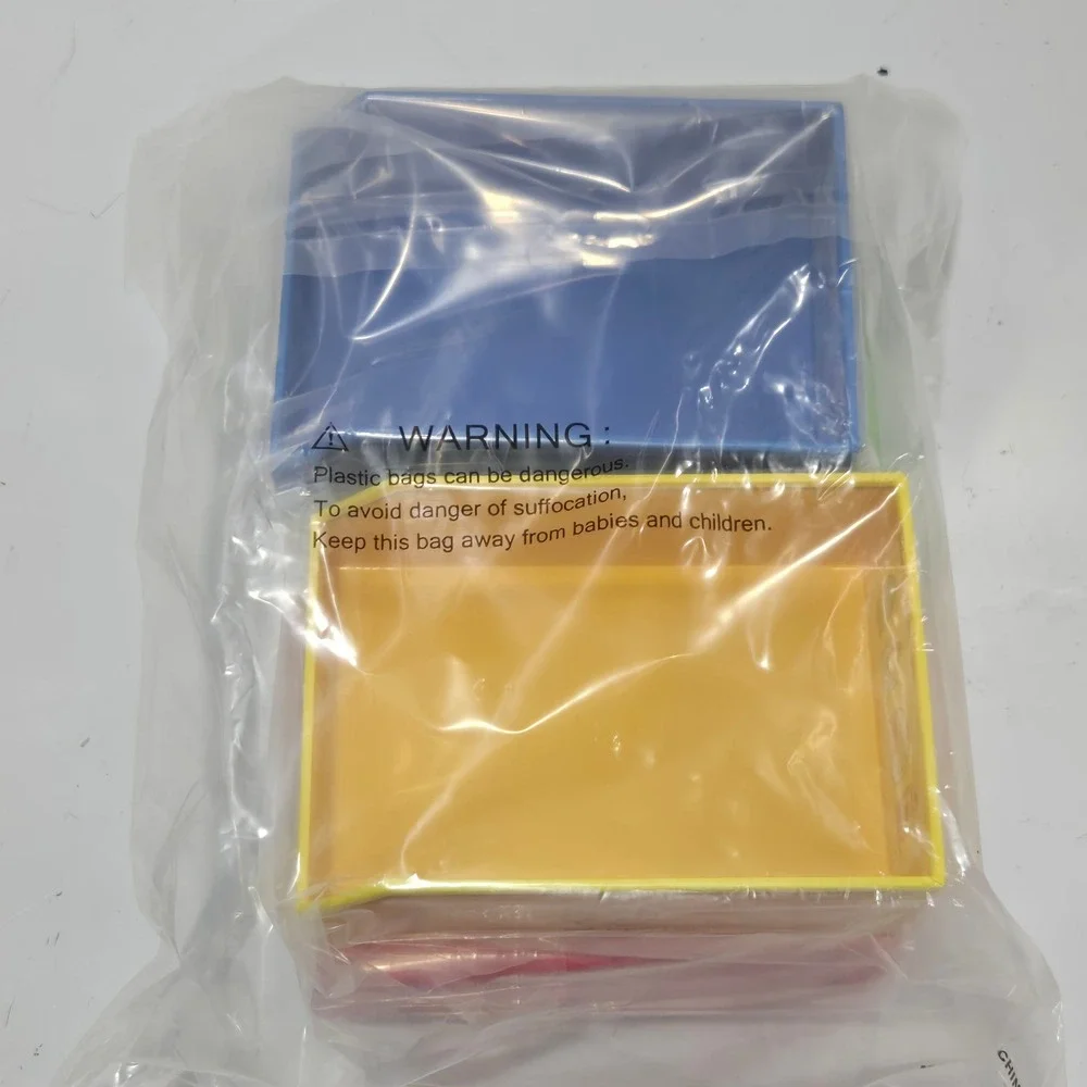 Learning Recycle Sorter Bins Set of 4 Plastic Educational Sorting Toy
